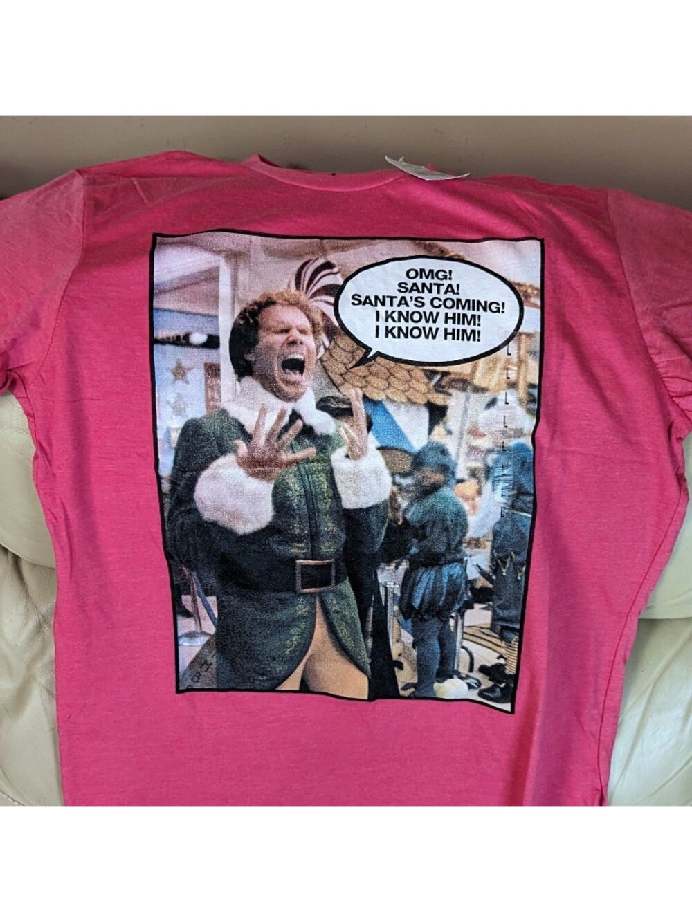 NWT Elf Movie Quote Graphic Crewneck Tee Red Large Ripple Junction